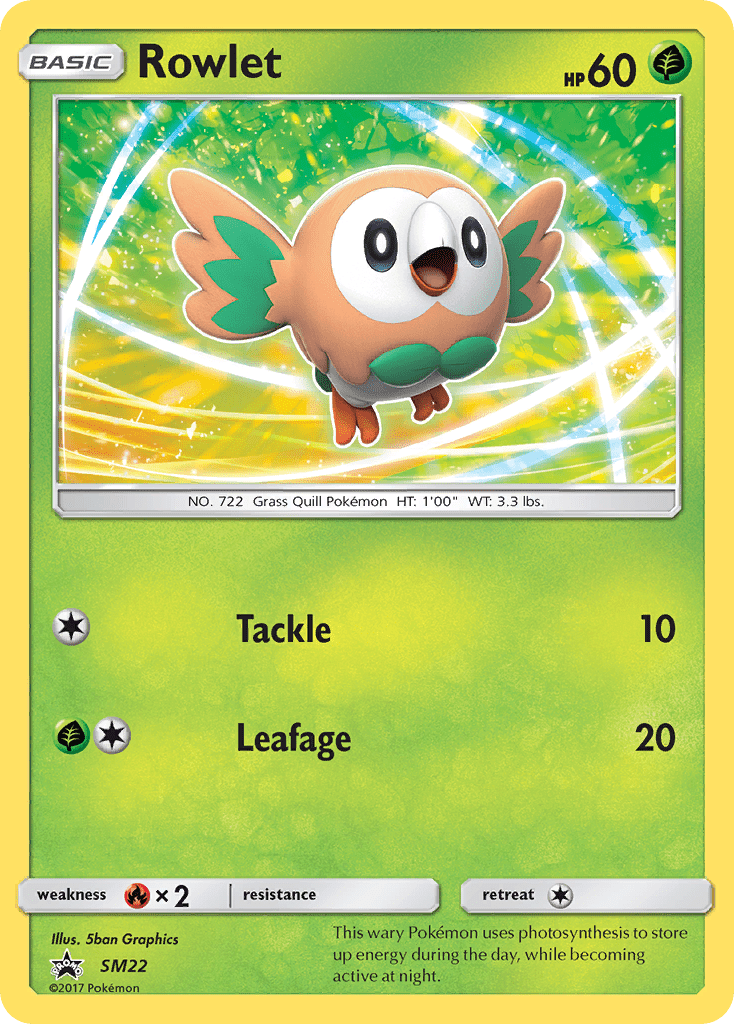 Rowlet (SM22) [Sun & Moon: Black Star Promos] Pokemon Single Pokémon  | Multizone: Comics And Games
