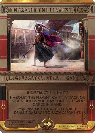 Hazoret the Fervent [Amonkhet Invocations] MTG Single Magic: The Gathering  | Multizone: Comics And Games