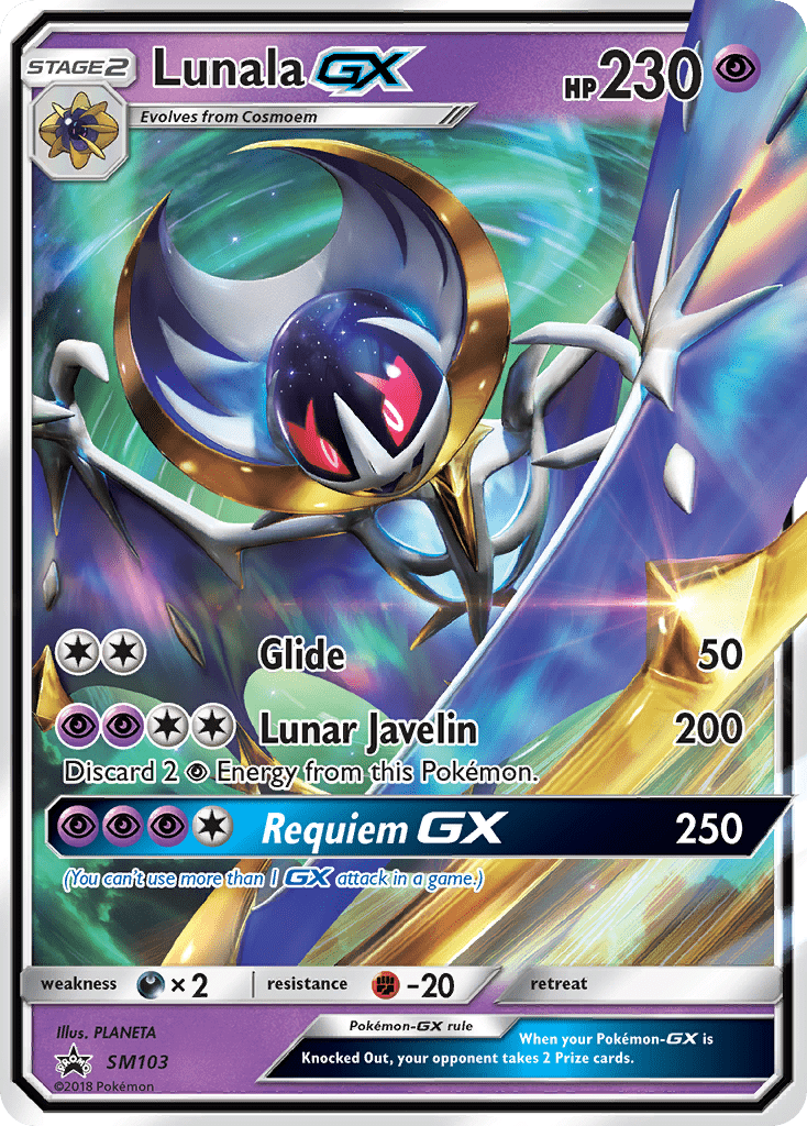 Lunala GX (SM103) [Sun & Moon: Black Star Promos] Pokemon Single Pokémon  | Multizone: Comics And Games