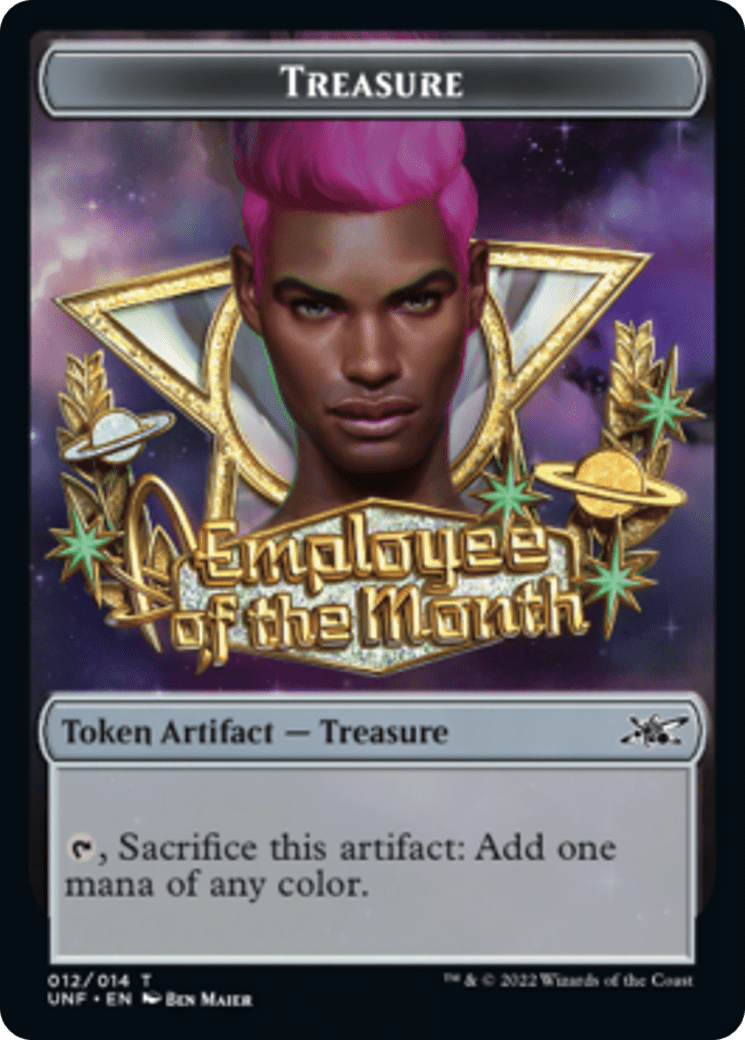 Squirrel // Treasure (012) Double-sided Token [Unfinity Tokens] MTG Single Magic: The Gathering  | Multizone: Comics And Games