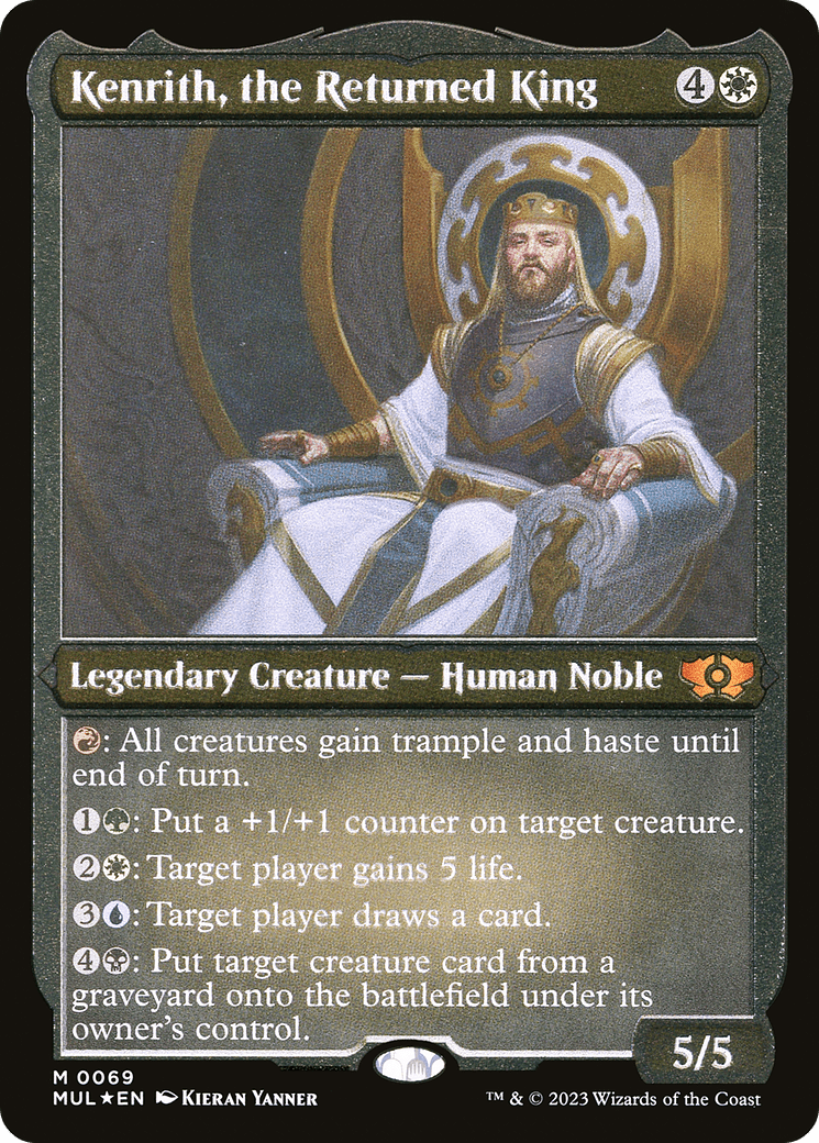 Kenrith, the Returned King (Foil Etched) [Multiverse Legends] MTG Single Magic: The Gathering  | Multizone: Comics And Games
