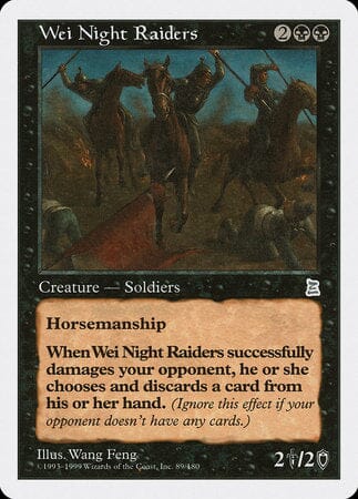 Wei Night Raiders [Portal Three Kingdoms] MTG Single Magic: The Gathering  | Multizone: Comics And Games