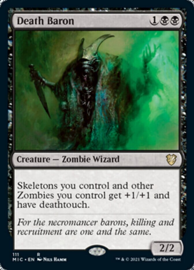 Death Baron [Innistrad: Midnight Hunt Commander] MTG Single Magic: The Gathering  | Multizone: Comics And Games