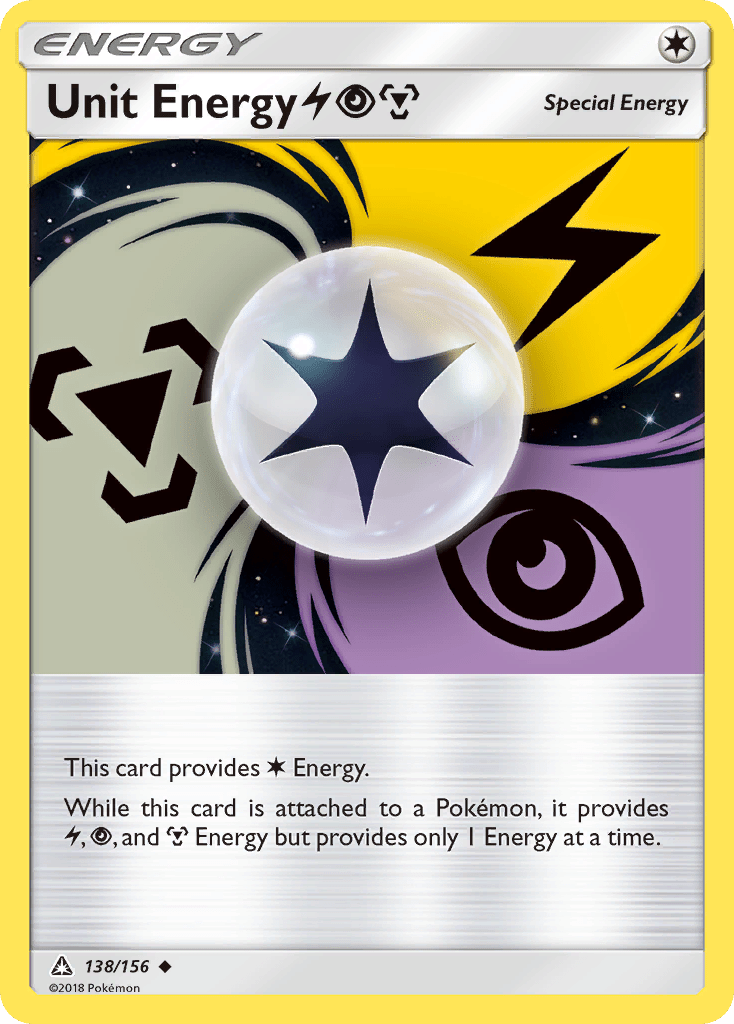 Unit Energy (138/156) (Lightning, Psychic, Metal) [Sun & Moon: Ultra Prism] Pokemon Single Pokémon  | Multizone: Comics And Games