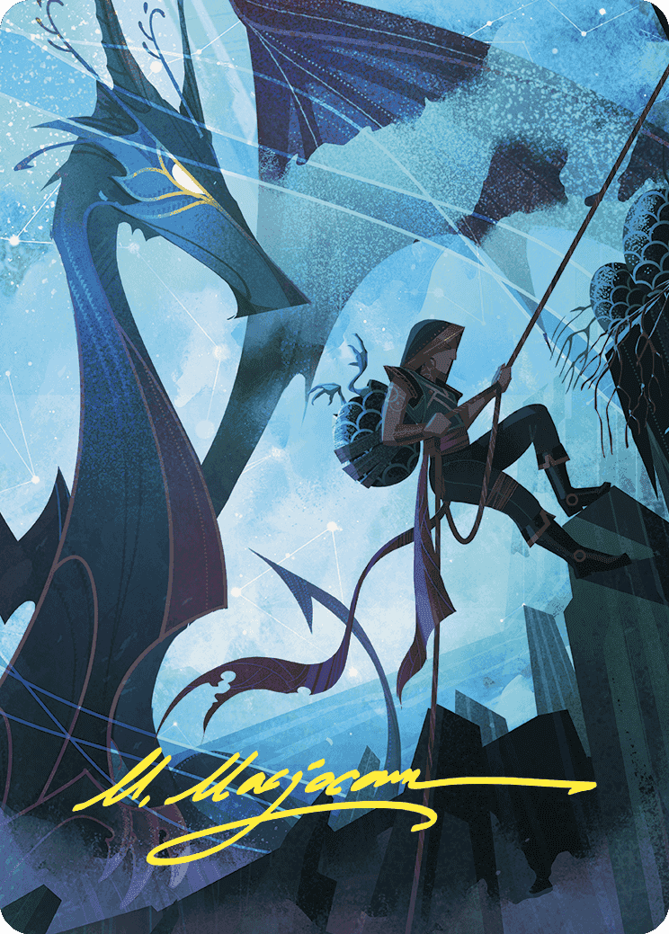 Hatching Plans Art Card (Gold-Stamped Signature) [Wilds of Eldraine Art Series] MTG Single Magic: The Gathering  | Multizone: Comics And Games