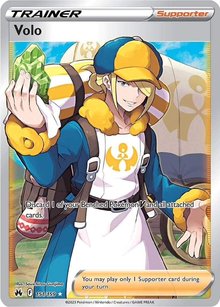 Volo (151/159) (Full Art) [Sword & Shield: Crown Zenith] Pokemon Single Pokémon  | Multizone: Comics And Games