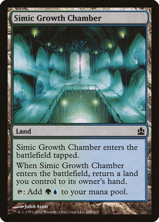 Simic Growth Chamber [Commander 2011] MTG Single Magic: The Gathering  | Multizone: Comics And Games