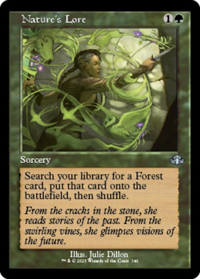 Nature's Lore (Retro) [Dominaria Remastered] MTG Single Magic: The Gathering  | Multizone: Comics And Games