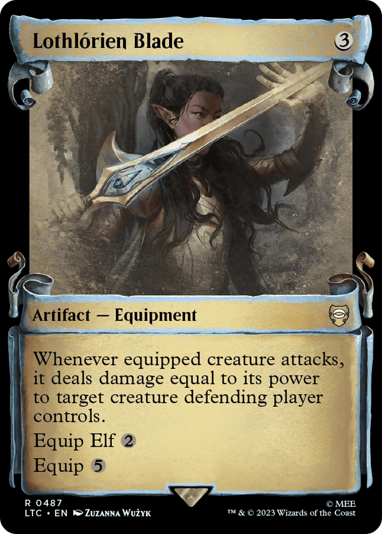 Lothlorien Blade [The Lord of the Rings: Tales of Middle-Earth Commander Showcase Scrolls] MTG Single Magic: The Gathering  | Multizone: Comics And Games