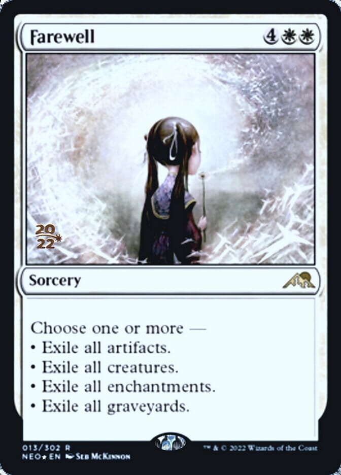 Farewell [Kamigawa: Neon Dynasty Prerelease Promos] MTG Single Magic: The Gathering  | Multizone: Comics And Games