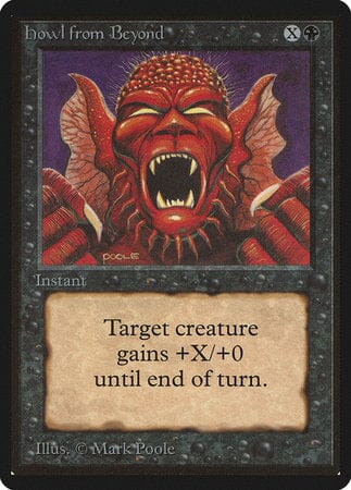 Howl from Beyond [Limited Edition Beta] MTG Single Magic: The Gathering  | Multizone: Comics And Games