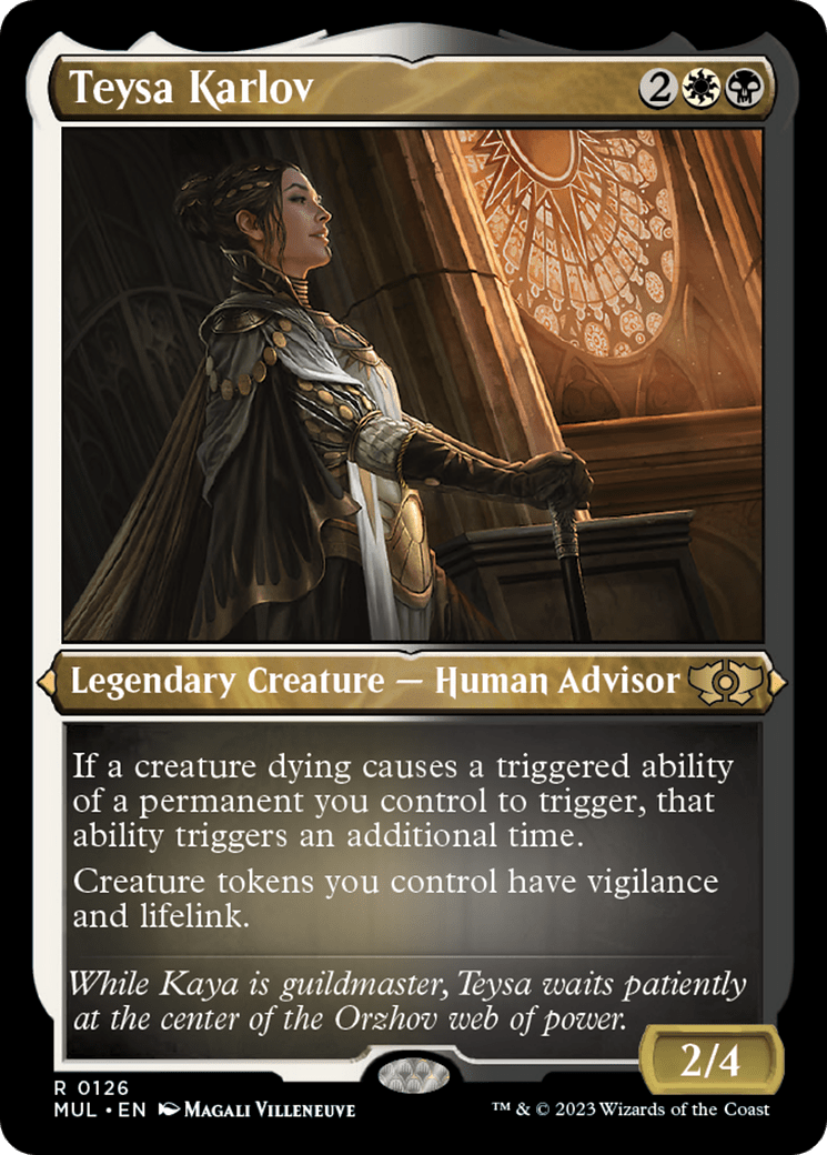 Teysa Karlov (Foil Etched) [Multiverse Legends] MTG Single Magic: The Gathering  | Multizone: Comics And Games