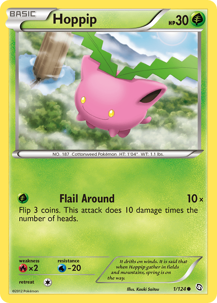 Hoppip (1/124) [Black & White: Dragons Exalted] Pokemon Single Pokémon  | Multizone: Comics And Games