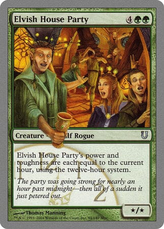 Elvish House Party [Unhinged] MTG Single Magic: The Gathering  | Multizone: Comics And Games