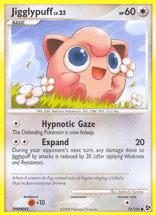 Jigglypuff (72/106) [Diamond & Pearl: Great Encounters] Pokemon Single Pokémon  | Multizone: Comics And Games
