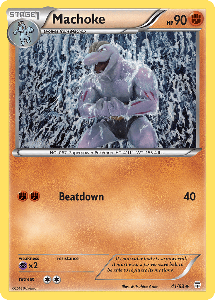 Machoke (41/83) [XY: Generations] Pokemon Single Pokémon  | Multizone: Comics And Games