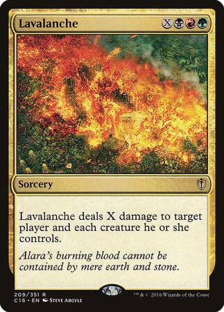 Lavalanche [Commander 2016] MTG Single Magic: The Gathering  | Multizone: Comics And Games