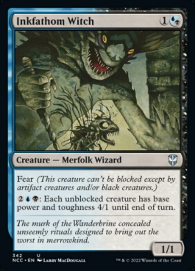 Inkfathom Witch [Streets of New Capenna Commander] MTG Single Magic: The Gathering  | Multizone: Comics And Games