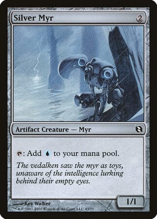 Silver Myr [Duel Decks: Elspeth vs. Tezzeret] MTG Single Magic: The Gathering  | Multizone: Comics And Games