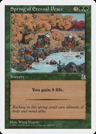 Spring of Eternal Peace [Portal Three Kingdoms] MTG Single Magic: The Gathering  | Multizone: Comics And Games