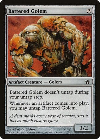 Battered Golem [Fifth Dawn] MTG Single Magic: The Gathering  | Multizone: Comics And Games