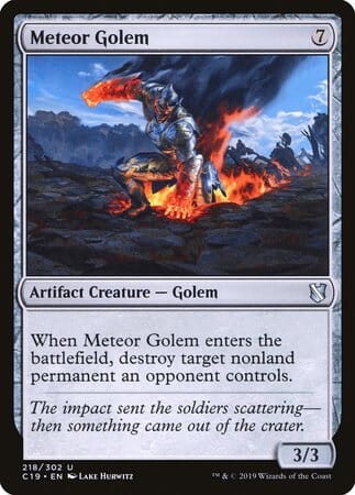 Meteor Golem [Commander 2019] MTG Single Magic: The Gathering  | Multizone: Comics And Games