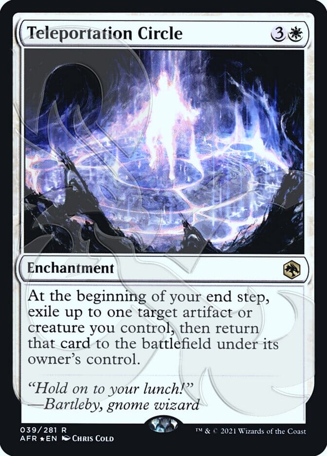 Teleportation Circle (Ampersand Promo) [Dungeons & Dragons: Adventures in the Forgotten Realms Promos] MTG Single Magic: The Gathering  | Multizone: Comics And Games