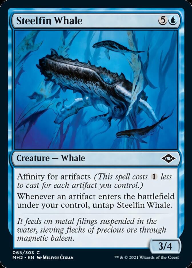 Steelfin Whale [Modern Horizons 2] MTG Single Magic: The Gathering  | Multizone: Comics And Games