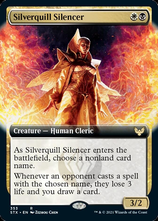 Silverquill Silencer (Extended) [Strixhaven: School of Mages] MTG Single Magic: The Gathering  | Multizone: Comics And Games