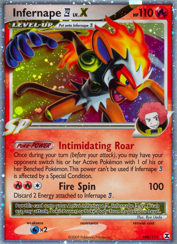 Infernape LV.X (108/111) [Platinum: Rising Rivals] Pokemon Single Pokémon  | Multizone: Comics And Games