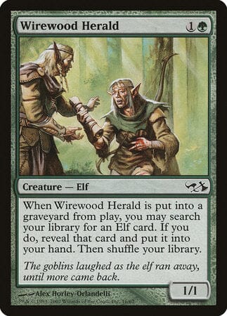 Wirewood Herald [Duel Decks: Elves vs. Goblins] MTG Single Magic: The Gathering  | Multizone: Comics And Games