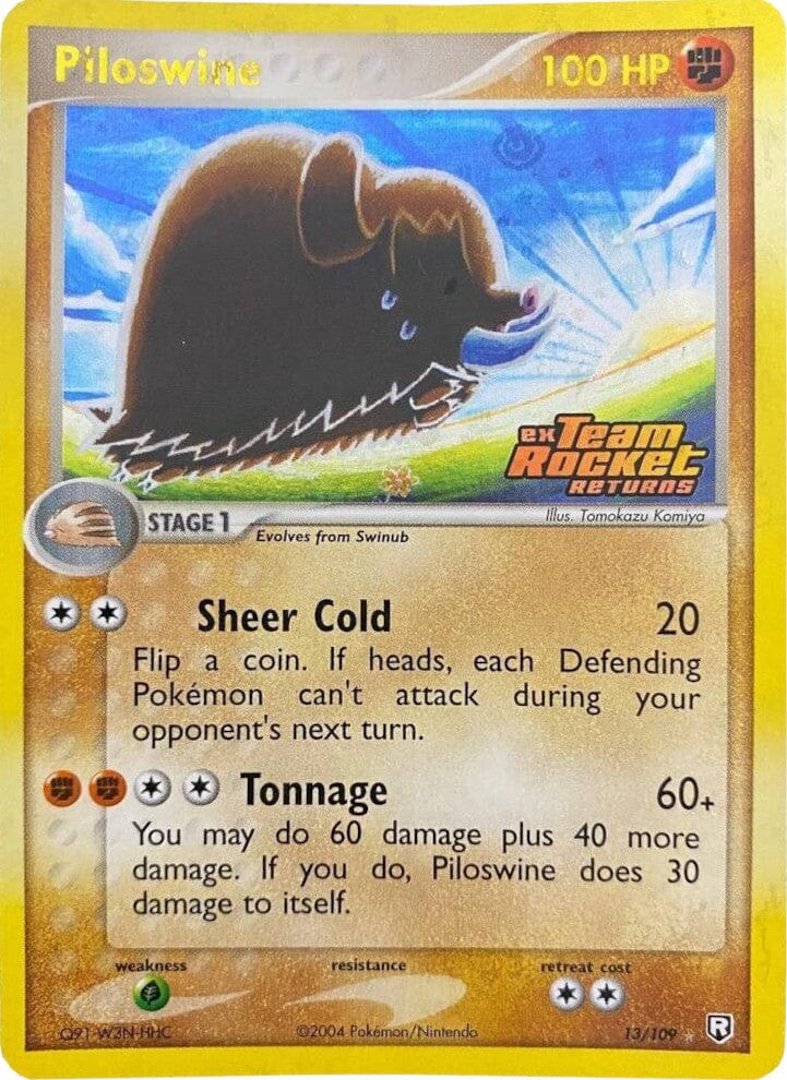 Piloswine (13/109) (Stamped) [EX: Team Rocket Returns] Pokemon Single Pokémon  | Multizone: Comics And Games