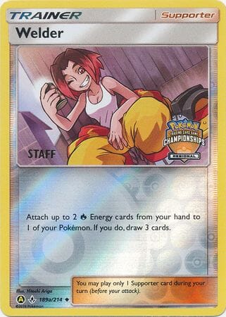 Welder (189a/214) (Regional Championship Promo Staff) [Sun & Moon: Unbroken Bonds] Pokemon Single Pokémon  | Multizone: Comics And Games