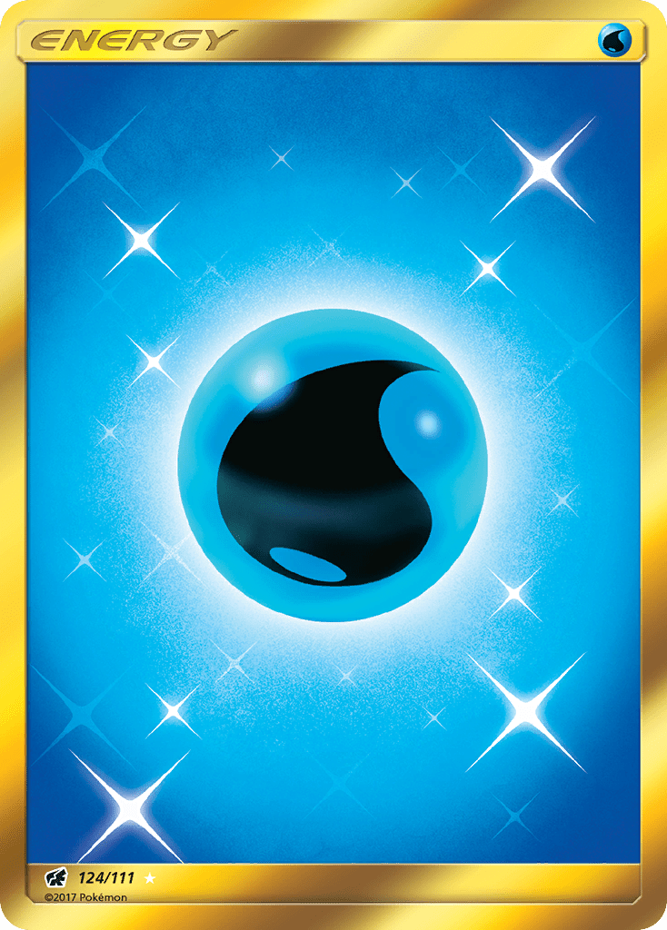 Water Energy (124/111) [Sun & Moon: Crimson Invasion] Pokemon Single Pokémon  | Multizone: Comics And Games