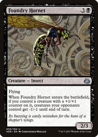 Foundry Hornet [Aether Revolt] MTG Single Magic: The Gathering  | Multizone: Comics And Games