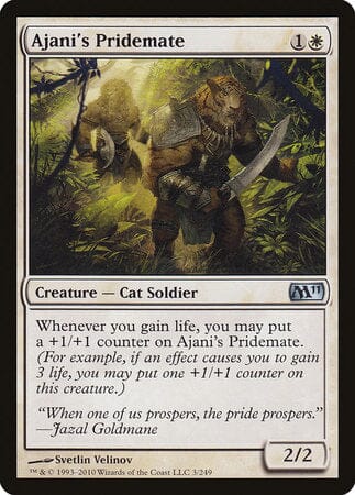 Ajani's Pridemate [Magic 2011] MTG Single Magic: The Gathering  | Multizone: Comics And Games