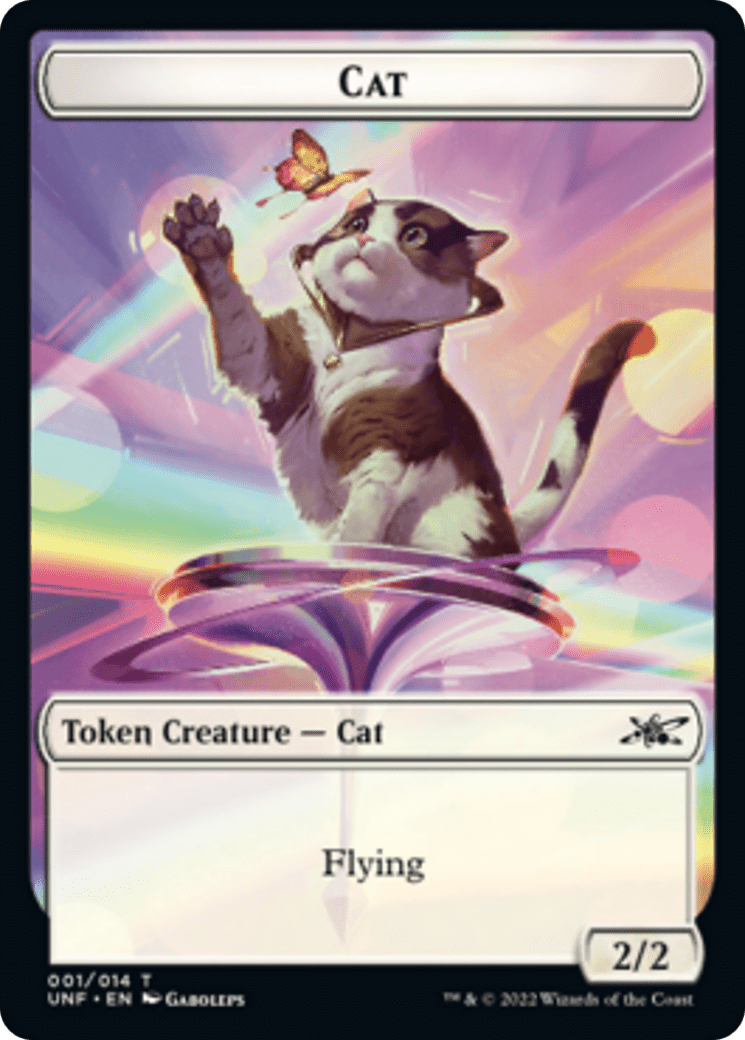 Cat // Treasure (12) Double-sided Token [Unfinity Tokens] MTG Single Magic: The Gathering  | Multizone: Comics And Games