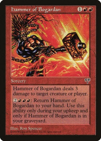 Hammer of Bogardan [Mirage] MTG Single Magic: The Gathering  | Multizone: Comics And Games
