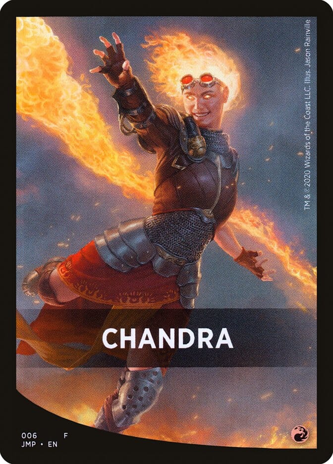 Chandra Theme Card [Jumpstart Front Cards] MTG Single Magic: The Gathering  | Multizone: Comics And Games