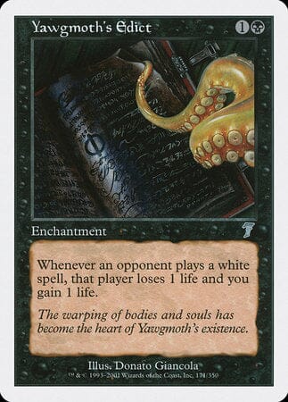 Yawgmoth's Edict [Seventh Edition] MTG Single Magic: The Gathering  | Multizone: Comics And Games