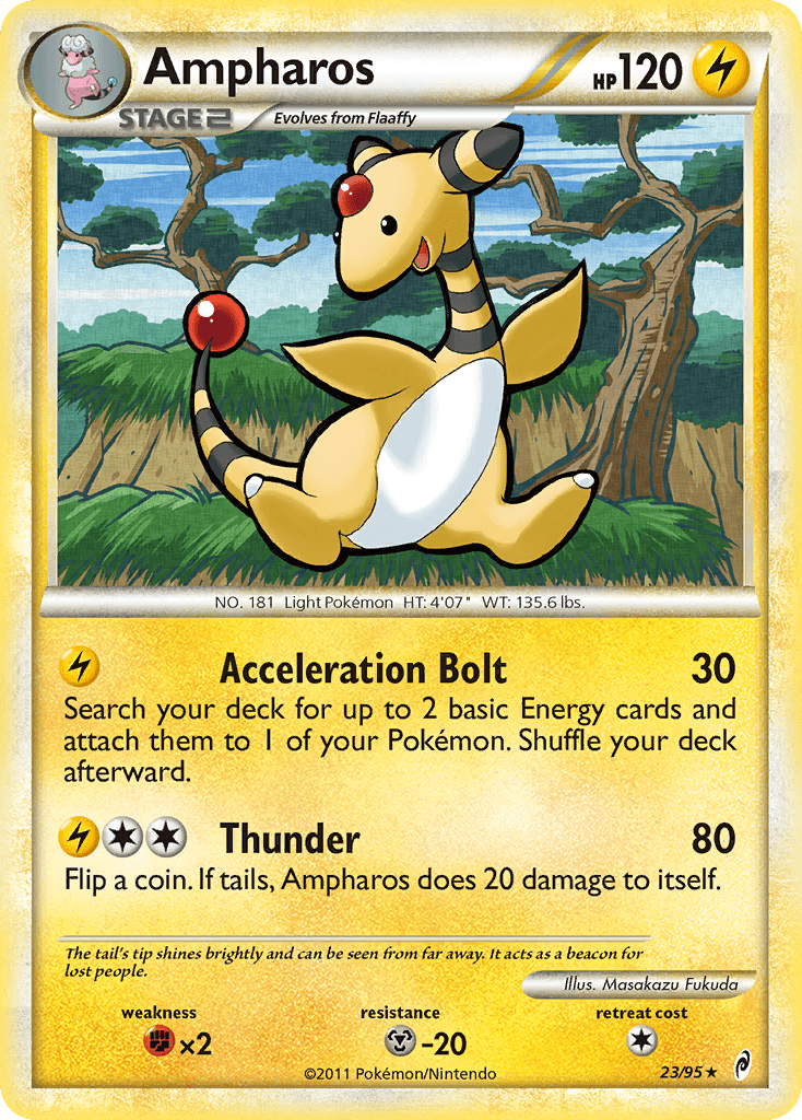 Ampharos (23/95) [HeartGold & SoulSilver: Call of Legends] Pokemon Single Pokémon  | Multizone: Comics And Games