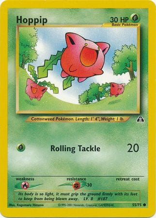 Hoppip (55/75) [Neo Discovery Unlimited] Pokemon Single Pokémon  | Multizone: Comics And Games