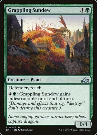 Grappling Sundew [Guilds of Ravnica] MTG Single Magic: The Gathering  | Multizone: Comics And Games