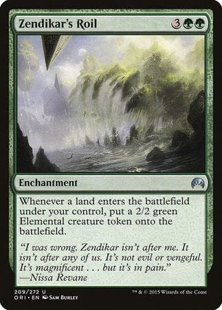 Zendikar's Roil [Magic Origins] MTG Single Magic: The Gathering  | Multizone: Comics And Games