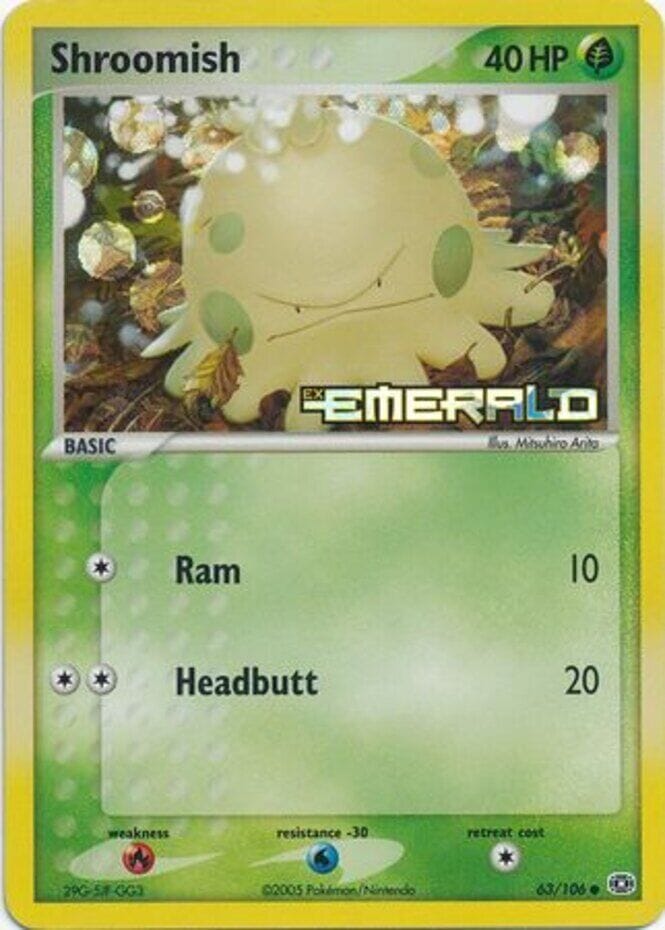 Shroomish (63/106) (Stamped) [EX: Emerald] Pokemon Single Pokémon  | Multizone: Comics And Games