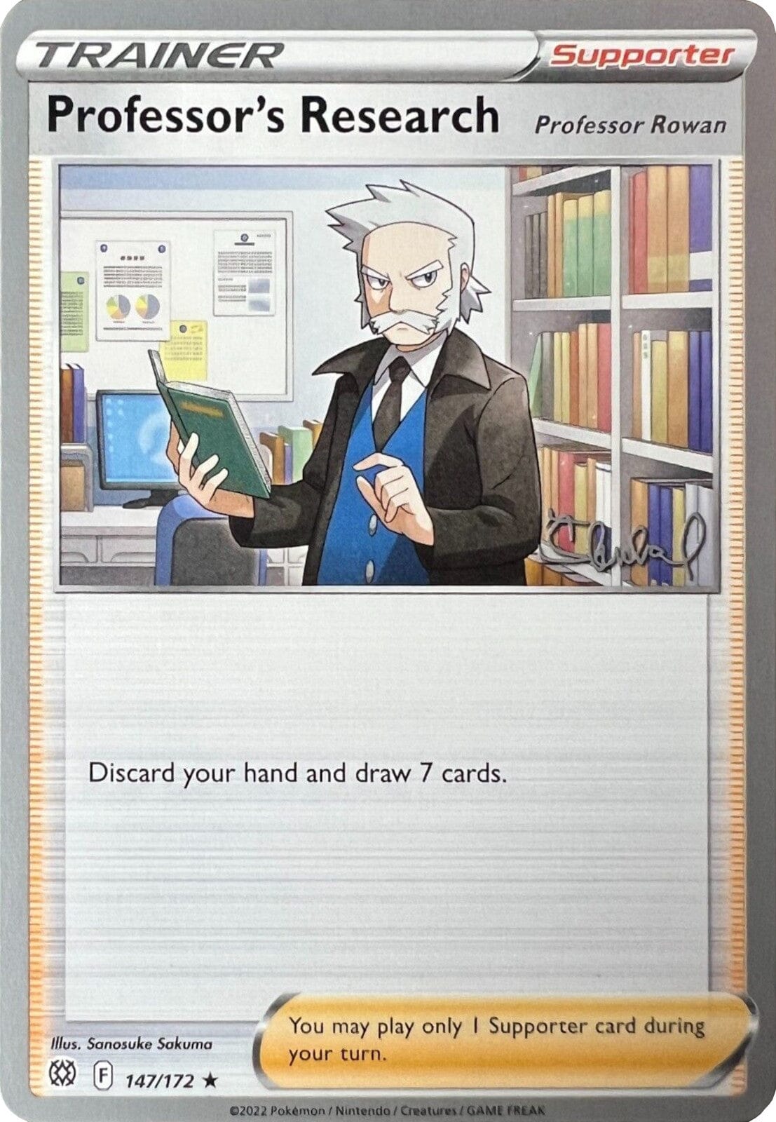 Professor's Research (147/172) (Professor Rowan) (ADP - Ondrej Skubal) [World Championships 2022] Pokemon Single Pokémon  | Multizone: Comics And Games