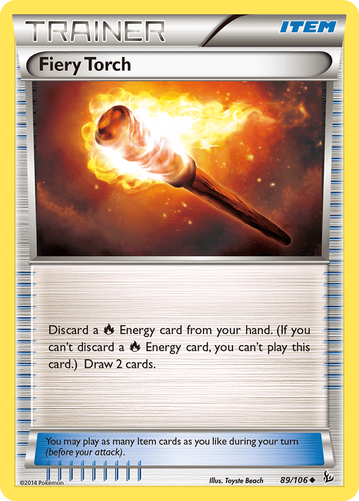 Fiery Torch (89/106) [XY: Flashfire] Pokemon Single Pokémon  | Multizone: Comics And Games