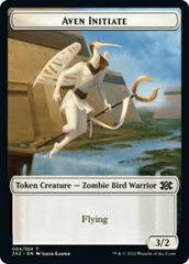 Boar // Aven Initiate Double-sided Token [Double Masters 2022 Tokens] MTG Single Magic: The Gathering  | Multizone: Comics And Games