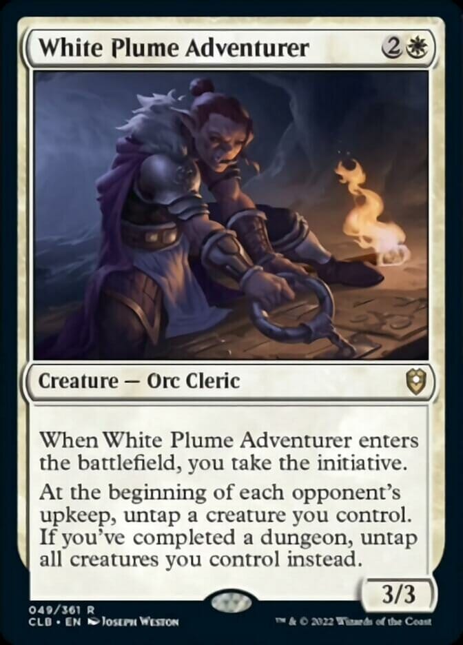 White Plume Adventurer [Commander Legends: Battle for Baldur's Gate] MTG Single Magic: The Gathering  | Multizone: Comics And Games