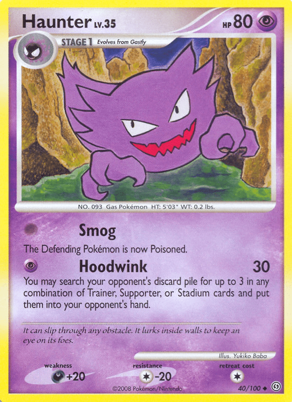 Haunter (40/100) [Diamond & Pearl: Stormfront] Pokemon Single Pokémon  | Multizone: Comics And Games